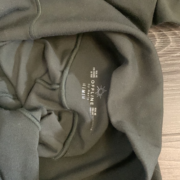 AERIE offline OLIVE COLOUR LEGGINGS - Picture 3 of 5